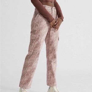 Pacsun Pink Corduroy cargo pants